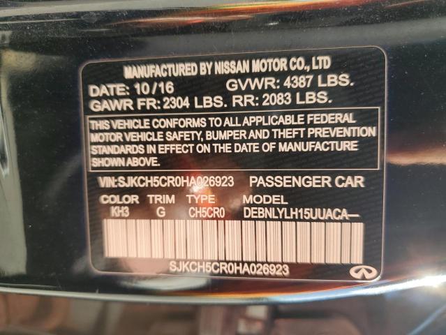 2017 INFINITI QX30 BASE - SJKCH5CR0HA026923