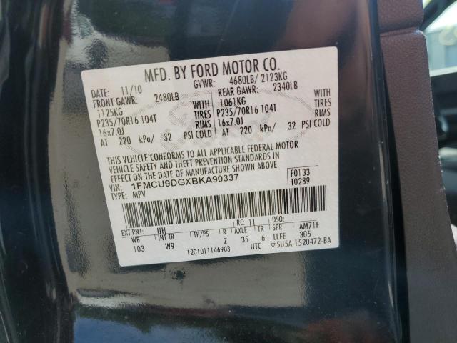 2011 FORD ESCAPE XLT - 1FMCU9DGXBKA90337