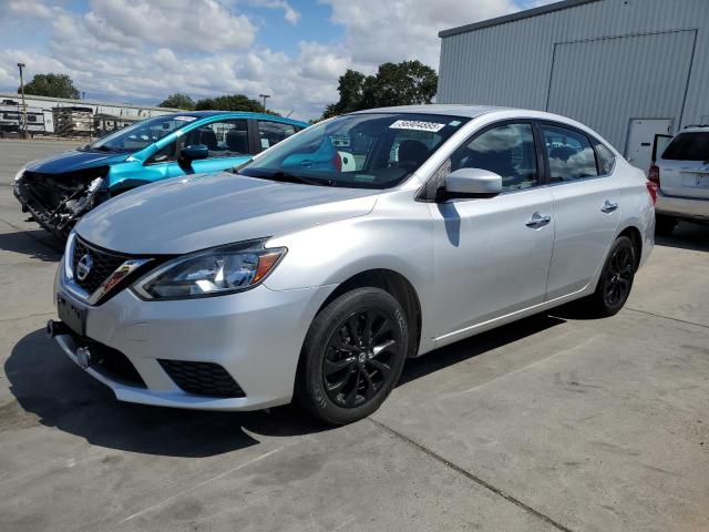 NISSAN SENTRA S 2017 silver  gas 3N1AB7AP1HY396253 photo #1