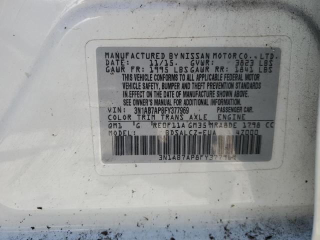 2015 NISSAN SENTRA S - 3N1AB7AP8FY377969