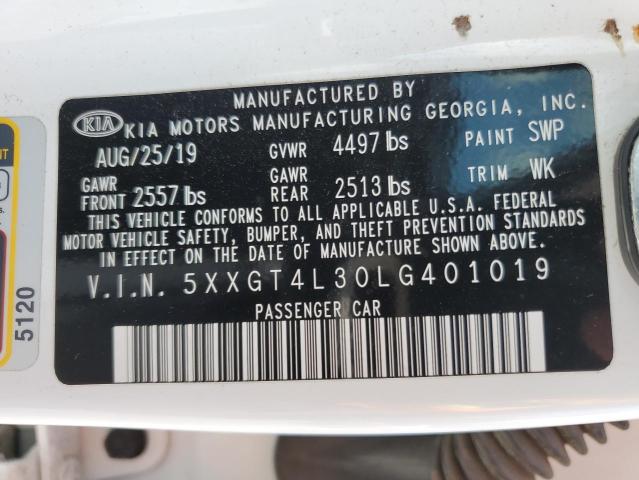 2020 KIA OPTIMA LX 5XXGT4L30LG401019