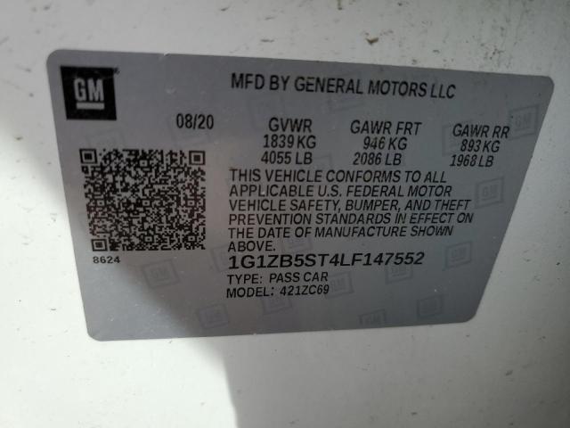 2020 CHEVROLET MALIBU LS - 1G1ZB5ST4LF147552
