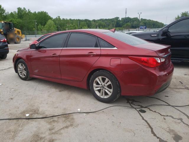 HYUNDAI SONATA GLS 2014 red  gas 5NPEB4ACXEH843679 photo #3