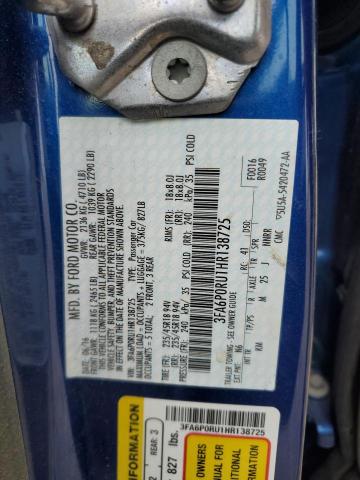 2017 FORD FUSION TIT 3FA6P0RU1HR138725