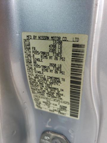 2001 NISSAN FRONTIER K #3292367359