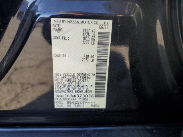 2016 NISSAN ALTIMA 2.5 - 1N4AL3AP8GN373038