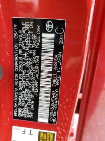 2019 TOYOTA PRIUS JTDKARFU4K3091764