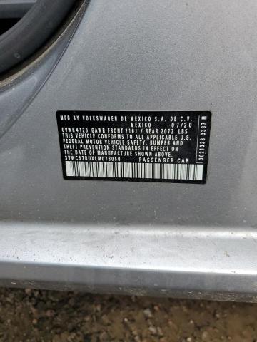 2020 VOLKSWAGEN JETTA S 3VWC57BUXLM078050