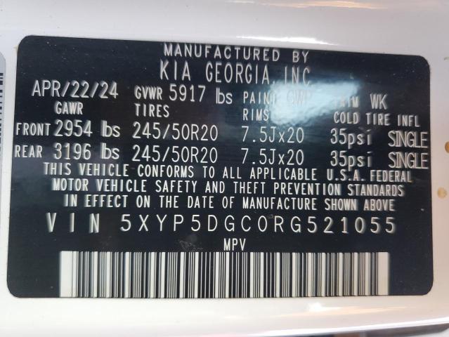 5XYP5DGC0RG521055 2024 KIA TELLURIDE