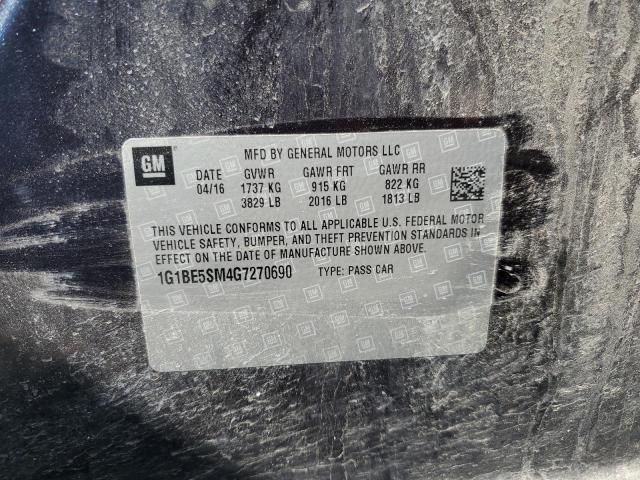 1G1BE5SM4G7270690 2016 CHEVROLET CRUZE