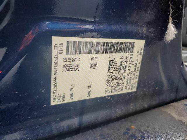 2016 NISSAN MAXIMA 3.5 - 1N4AA6AP3GC433083