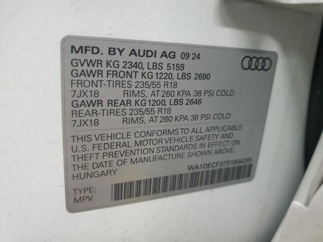 2025 AUDI Q3 PREMIUM WA1DECF37S1004205