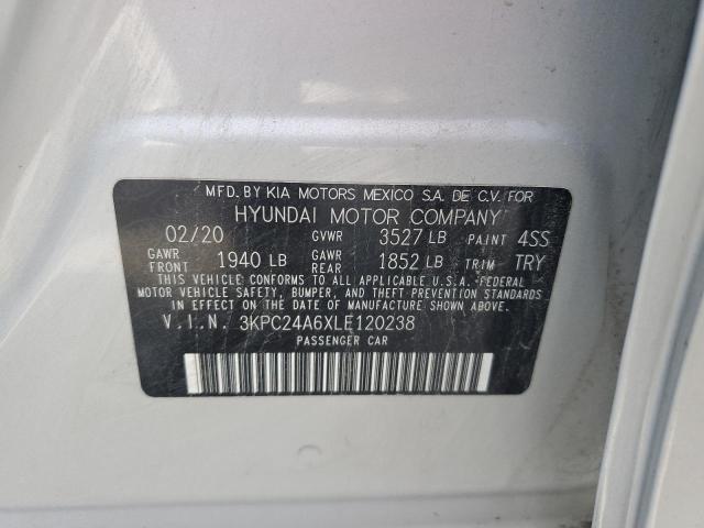 3kpc24a6xle120238 - 2020 Hyundai accent se - #58024815