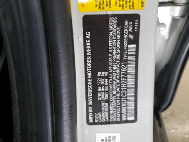 2017 MINI COOPER WMWXU1C31H2F77621