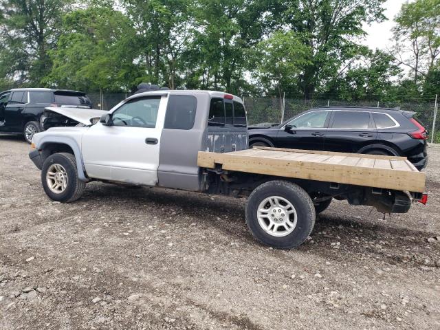 DODGE DAKOTA SXT 2003 gray  gas 1D7HG12X13S196592 photo #3