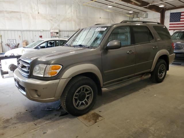 TOYOTA SEQUOIA SR 2004 gray  gas 5TDBT44A84S233024 photo #1