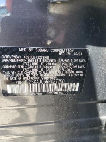 2024 SUBARU FORESTER W - JF2SKAJC6RH427250