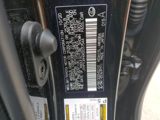 2021 LEXUS UX 250H - JTHP9JBH6M2037544