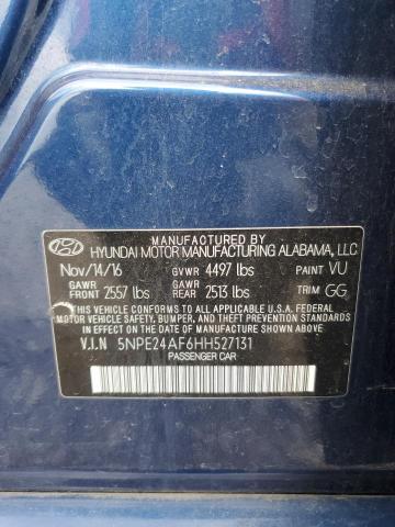 2017 HYUNDAI SONATA SE - 5NPE24AF6HH527131