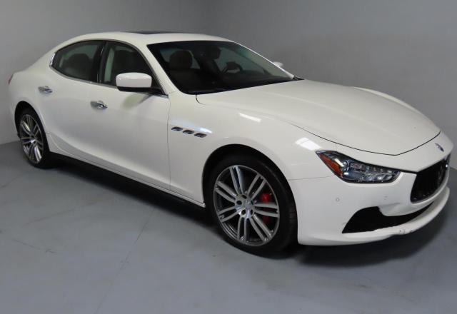 MASERATI GHIBLI S 2014 white  Gasoline ZAM57RTA7E1094580 photo #1