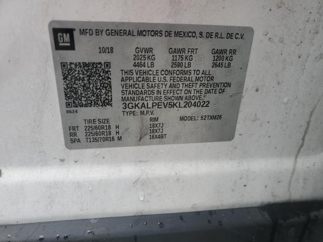 2019 GMC TERRAIN SL - 3GKALPEV5KL204022