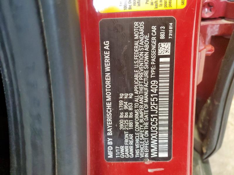 2018 MINI COOPER S WMWXU3C51J2F51409