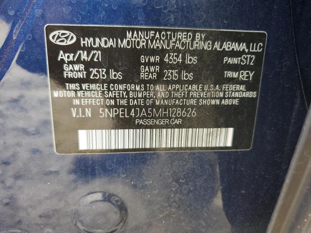 2021 HYUNDAI SONATA SEL - 5NPEL4JA5MH128626