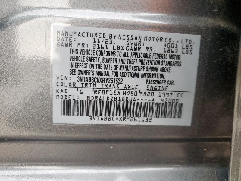 2024 NISSAN SENTRA SV - 3N1AB8CVXRY261632