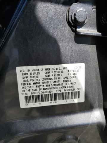 2017 ACURA ILX BASE W - 19UDE2F3XHA008226