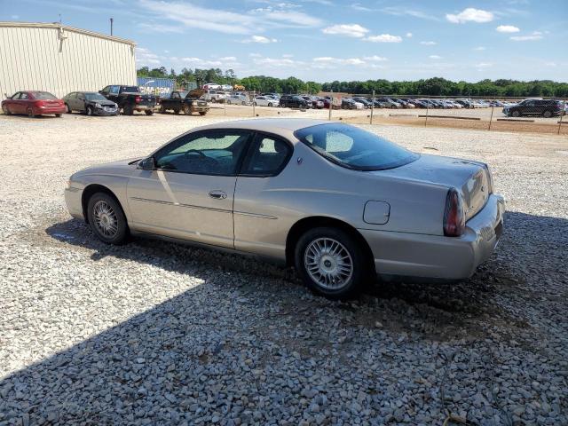 CHEVROLET MONTE CARL 2002 gold  gas 2G1WW12E329106564 photo #3