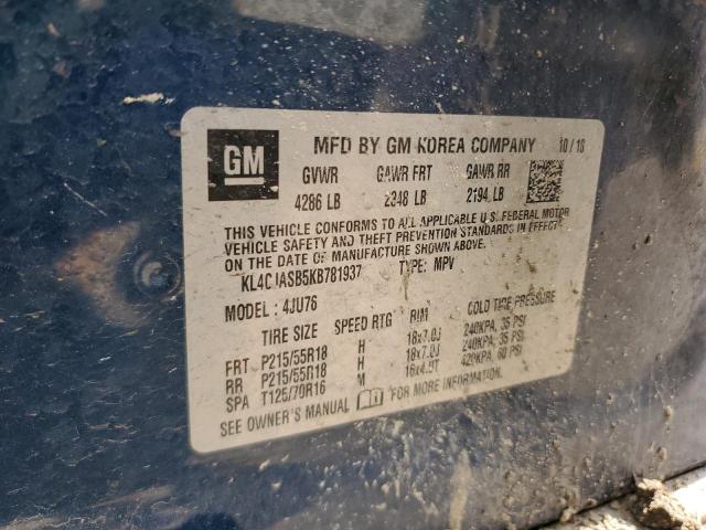 2019 BUICK ENCORE PRE - KL4CJASB5KB781937