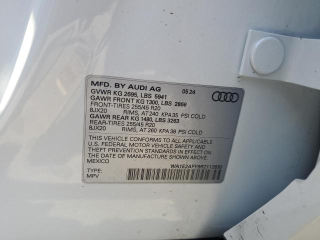 2024 AUDI Q5 E PREMI WA1E2AFY9R2112830