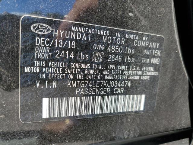 2019 GENESIS G70 ELITE - KMTG74LE7KU034474