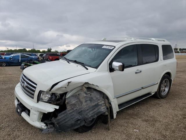 INFINITI QX56 2007 white  gas 5N3AA08C87N803171 photo #1