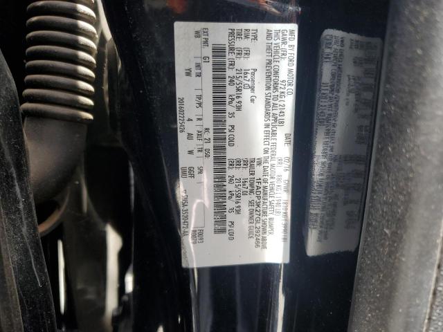 2016 FORD FOCUS SE - 1FADP3K27GL292466