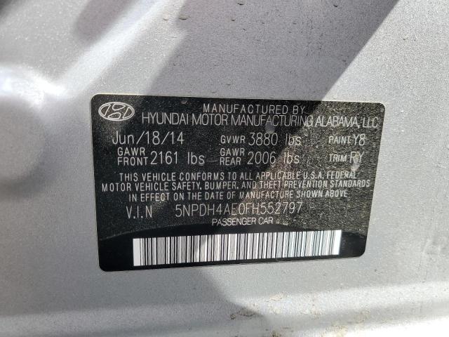 2015 HYUNDAI ELANTRA SE - 5NPDH4AE0FH552797