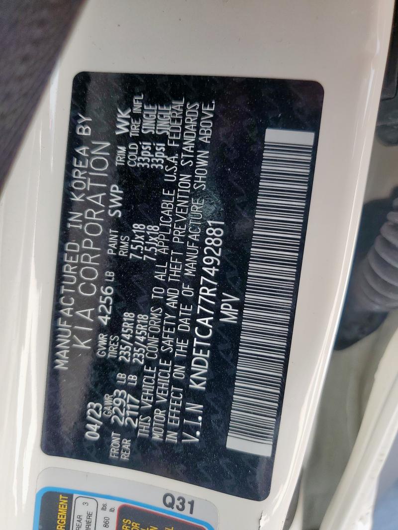 2024 KIA SELTOS SX - KNDETCA77R7492881