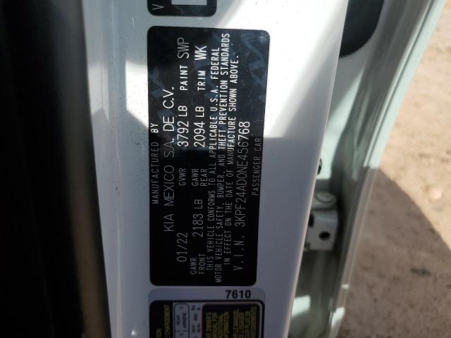 2022 KIA FORTE FE - 3KPF24AD0NE456768