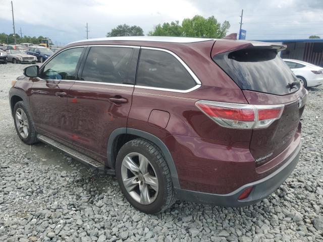 Vin: 5tdykrfh6fs101208, lot: 55509605, toyota highlander limited 20152