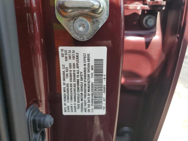 2018 HONDA CR-V EXL - 7FARW1H82JE026581