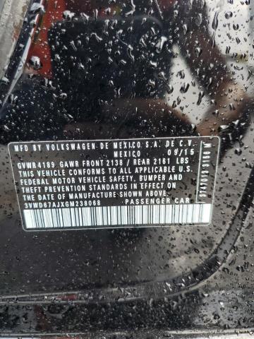 2016 VOLKSWAGEN JETTA SE 3VWD67AJXGM238068