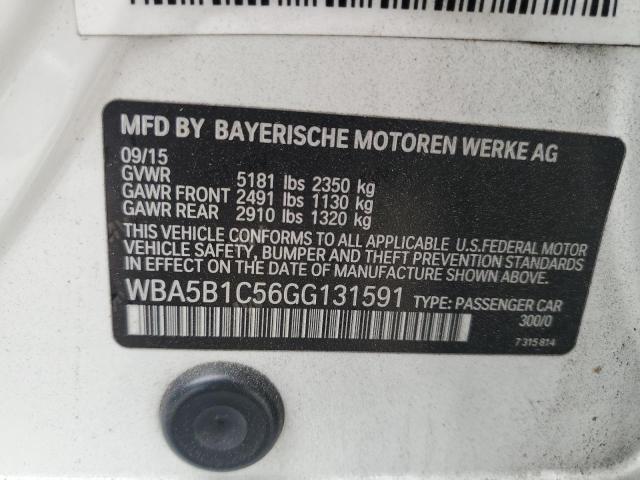 2016 BMW 535 I WBA5B1C56GG131591