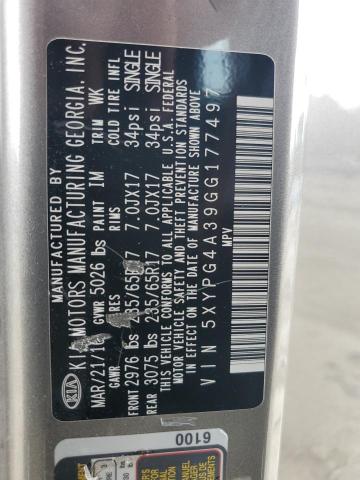2016 KIA SORENTO LX - 5XYPG4A39GG177497