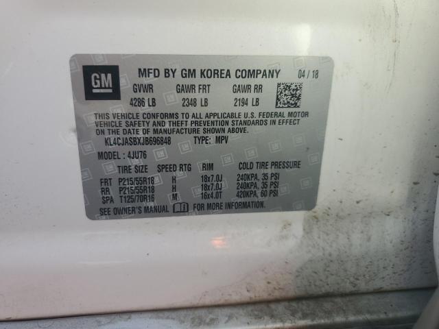 2018 BUICK ENCORE PRE - KL4CJASBXJB696848