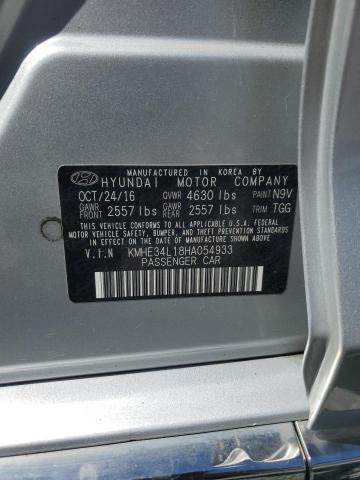 2017 HYUNDAI SONATA HYB KMHE34L18HA054933