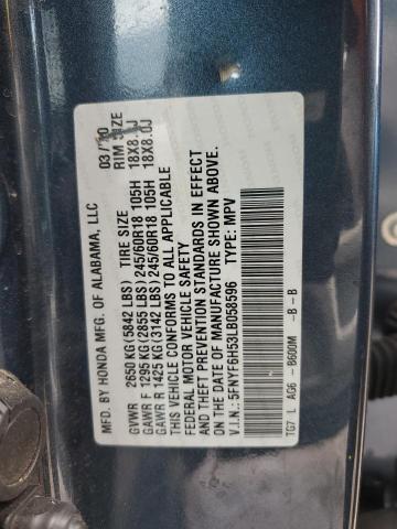 2020 HONDA PILOT EXL - 5FNYF6H53LB058596