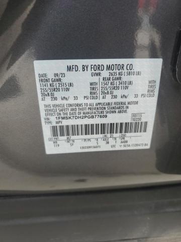 2023 FORD EXPLORER X - 1FMSK7DH2PGB77609