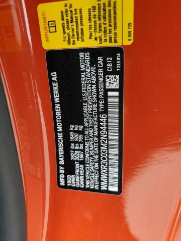 2021 MINI COOPER - WMWXR3C03M2N94446