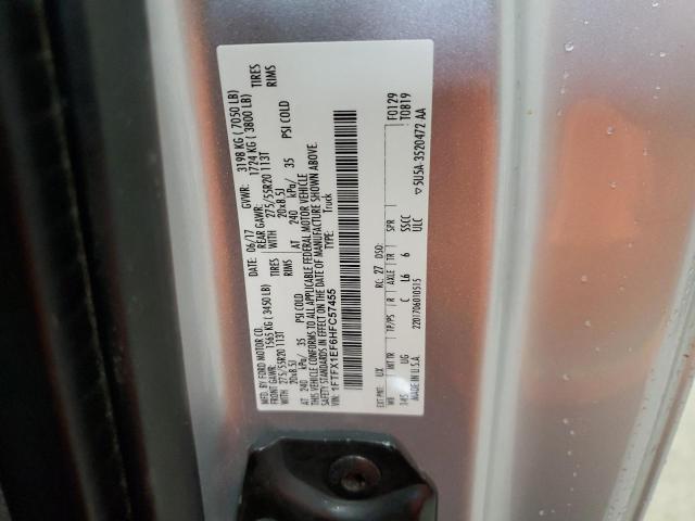 2017 FORD F150 SUPER 1FTFX1EF6HFC57455