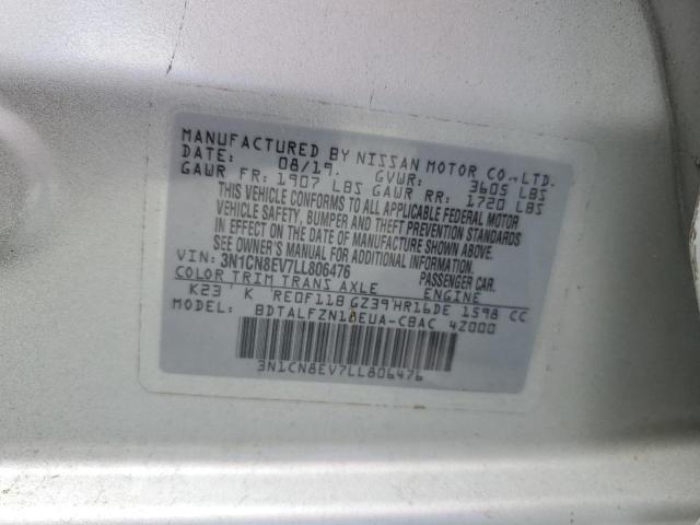 2020 NISSAN VERSA SV - 3N1CN8EV7LL806476